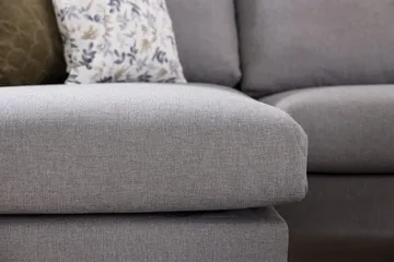 Trend 5-personers Venstrevendt U-formet Hjørnesofa med Divan i Stof - Grå - Møbler - Sofaer - Hjørnesofa - Hjørnesofa med chaiselong