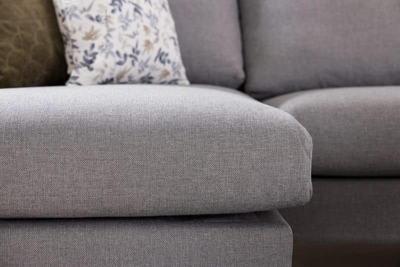 Trend 5-personers Venstrevendt U-formet Hjørnesofa med Divan i Stof - Grå - Møbler - Sofaer - Hjørnesofa - Hjørnesofa med chaiselong