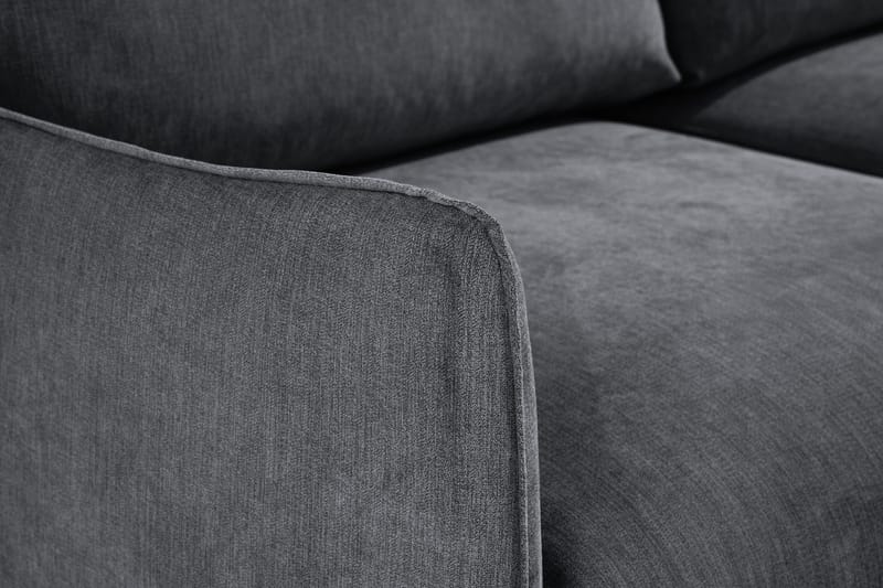 Trend Lyx 3-Pers. Chaiselongsofa Højre - Mørkegrå/Eg - Møbler - Sofaer - Sofa med chaiselong - 4 personers sofa med chaiselong