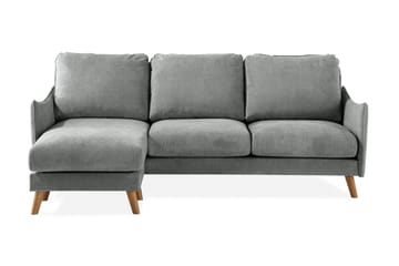 Trend Lyx 3-personers Venstrevendt L-formet Chaiselongsofa i Stof