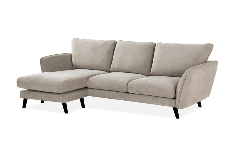 Trend Lyx 3-Pers. Chaiselongsofa Venstre - Beige - Sofa med chaiselong - 4 personers sofa med chaiselong