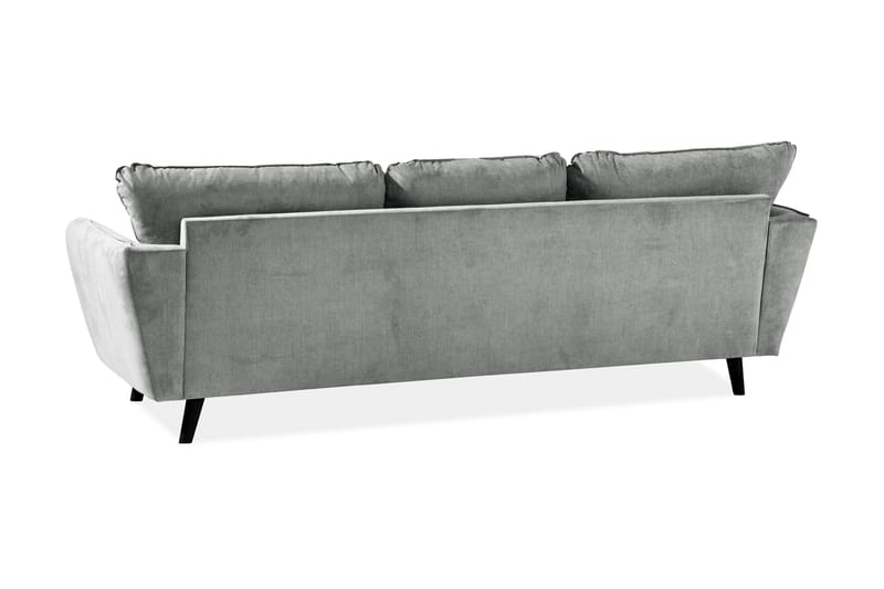 Trend Lyx 3-Pers. Chaiselongsofa Venstre - Grå - Sofa med chaiselong - 4 personers sofa med chaiselong