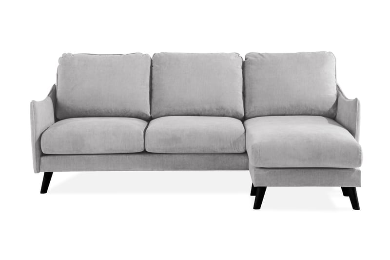 Trend Lyx 3-Pers. Chaiselongsofa Højre - Lysegrå - Sofa med chaiselong - 4 personers sofa med chaiselong