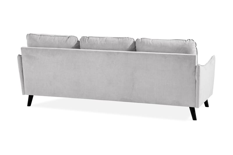 Trend Lyx 3-Pers. Chaiselongsofa Højre - Lysegrå - Sofa med chaiselong - 4 personers sofa med chaiselong