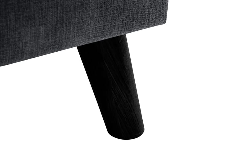 Trend Lyx 3-personers Højrevendt L-formet Chaiselongsofa i Stof - Mørkegrå - Møbler - Sofaer - Sofa med chaiselong