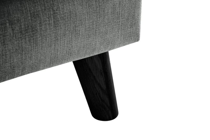 Trend Lyx 3-personers Venstrevendt L-formet Chaiselongsofa i Stof - Grå - Møbler - Sofaer - Sofa med chaiselong