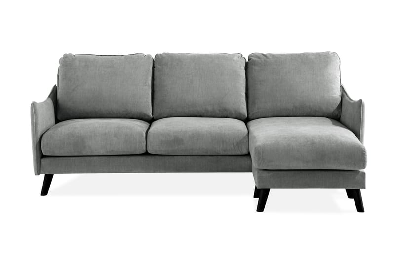 Trend Lyx 3-Pers. Chaiselongsofa Højre - Grå - Sofa med chaiselong - 4 personers sofa med chaiselong