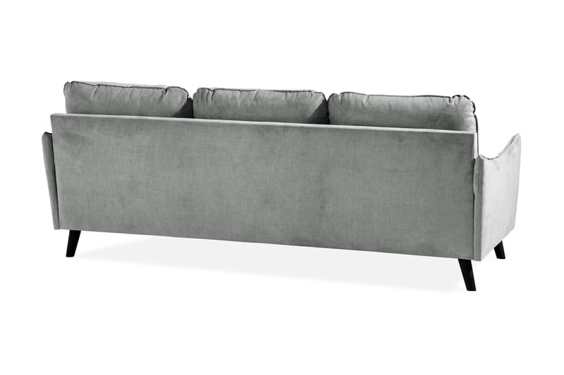 Trend Lyx 3-Pers. Chaiselongsofa Højre - Grå - Sofa med chaiselong - 4 personers sofa med chaiselong