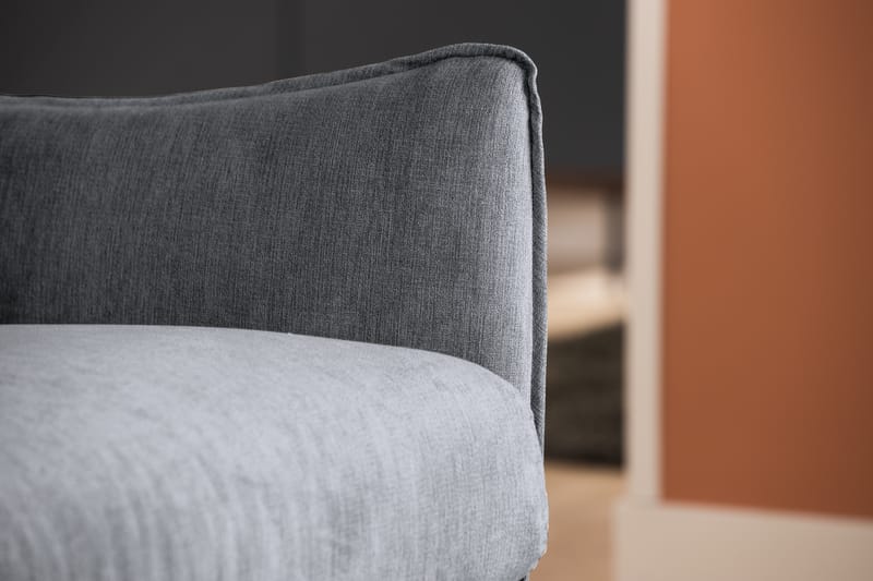 Trend Lyx 3-Pers. Chaiselongsofa Venstre - Mørkegrå/Eg - Møbler - Sofaer - Sofa med chaiselong