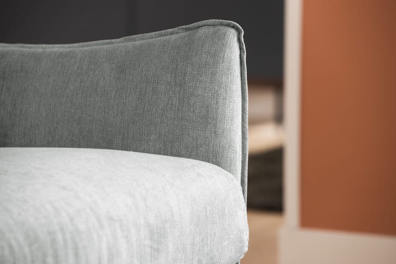 Trend Lyx 3-personers Venstrevendt L-formet Chaiselongsofa i Stof - Grå - Møbler - Sofaer - Sofa med chaiselong