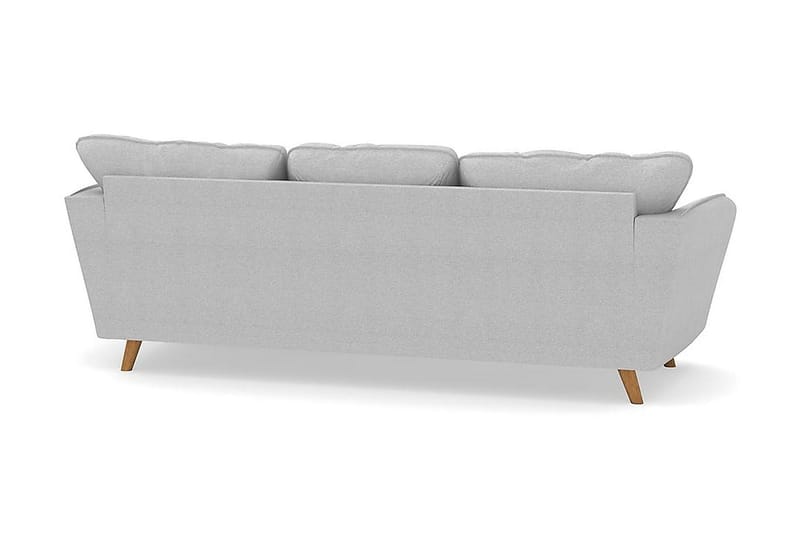 Trend Lyx 3-Pers. Chaiselongsofa Højre - Lysegrå - Sofa med chaiselong - 4 personers sofa med chaiselong