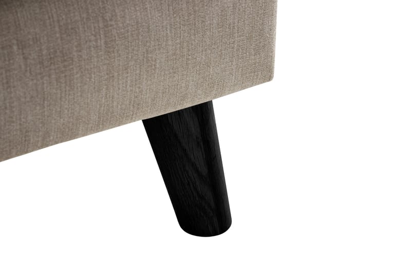 Trend Lyx 3-personers Venstrevendt L-formet Chaiselongsofa i Stof - Beige - Møbler - Sofaer - Sofa med chaiselong - 4 personers sofa med chaiselong