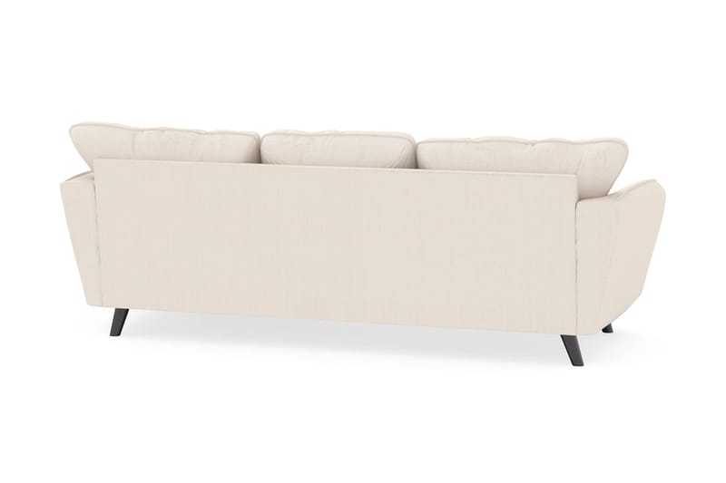 Trend Lyx 3-personers Højrevendt L-formet Chaiselongsofa i Manchester - Beige - Møbler - Sofaer - Sofa med chaiselong