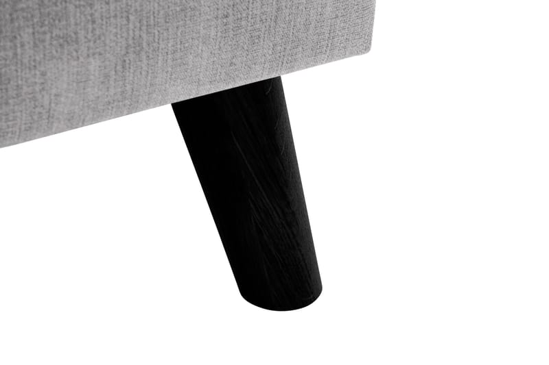 Trend Lyx 3-personers Højrevendt L-formet Chaiselongsofa i Stof - Lysegrå - Møbler - Sofaer - Sofa med chaiselong - 4 personers sofa med chaiselong