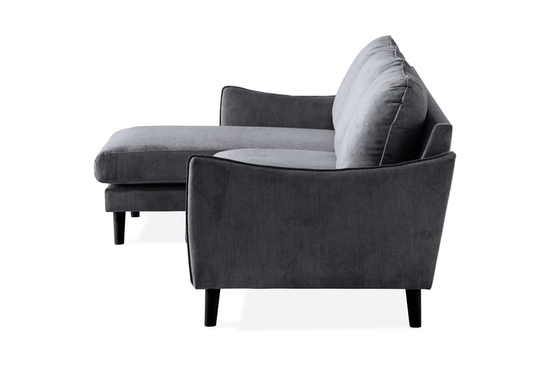 Trend Lyx 3-Pers. Chaiselongsofa Venstre - Mørkegrå - Møbler - Sofaer - Sofa med chaiselong - 4 personers sofa med chaiselong