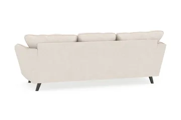 Trend Lyx 3-personers Venstrevendt L-formet Chaiselongsofa i Stof - Beige - Møbler - Sofaer - Sofa med chaiselong