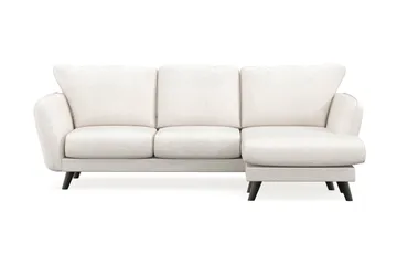 Trend Lyx 3-Pers. Chaiselongsofa Højre - Hvid - Møbler - Sofaer - Sofa med chaiselong