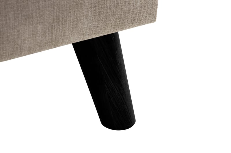 Trend Lyx 3-personers Højrevendt L-formet Chaiselongsofa i Stof - Beige - Møbler - Sofaer - Sofa med chaiselong - 4 personers sofa med chaiselong