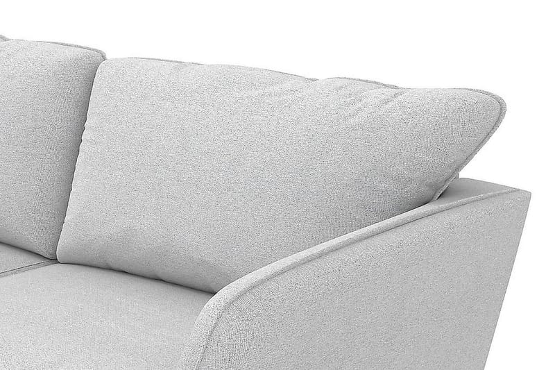 Trend Lyx 3-personers Venstrevendt L-formet Chaiselongsofa i Stof - Lysegrå - Møbler - Sofaer - Sofa med chaiselong - 4 personers sofa med chaiselong