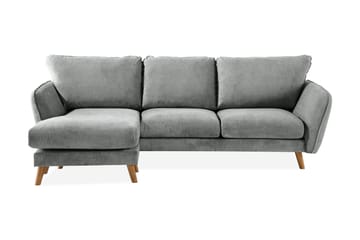 Trend Lyx 3-personers Venstrevendt L-formet Chaiselongsofa i Stof