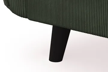 Trend Lyx 3-personers Venstrevendt L-formet Chaiselongsofa i Manchester - Mørkegrøn - Møbler - Sofaer - Sofa med chaiselong