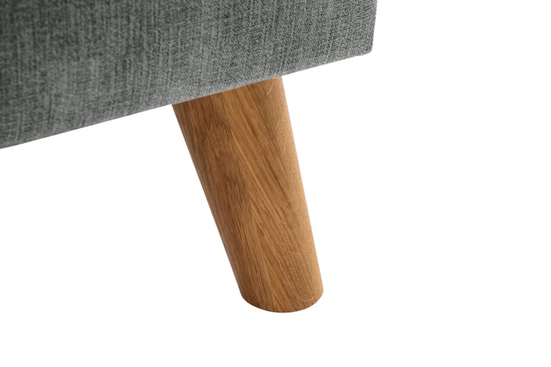 Trend Lyx 3-personers Højrevendt L-formet Chaiselongsofa i Stof - Grå - Møbler - Sofaer - Sofa med chaiselong - 4 personers sofa med chaiselong