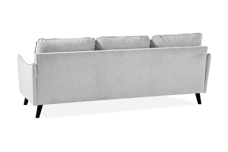 Trend Lyx 3-personers Venstrevendt L-formet Chaiselongsofa i Stof - Lysegrå - Møbler - Sofaer - Sofa med chaiselong - 4 personers sofa med chaiselong