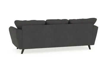 Trend Lyx 3-personers Venstrevendt L-formet Chaiselongsofa i Manchester - Mørkegrå - Møbler - Sofaer - Sofa med chaiselong