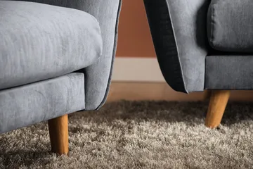 Trend Lyx 3-personers Højrevendt L-formet Chaiselongsofa i Stof - Mørkegrå - Møbler - Sofaer - Sofa med chaiselong