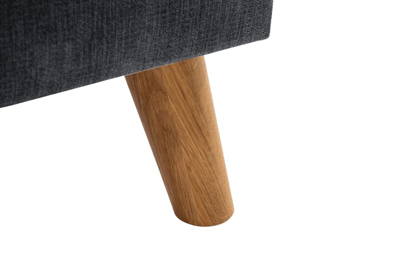 Trend Lyx 3-personers Venstrevendt L-formet Chaiselongsofa i Stof - Mørkegrå - Møbler - Sofaer - Sofa med chaiselong - 4 personers sofa med chaiselong