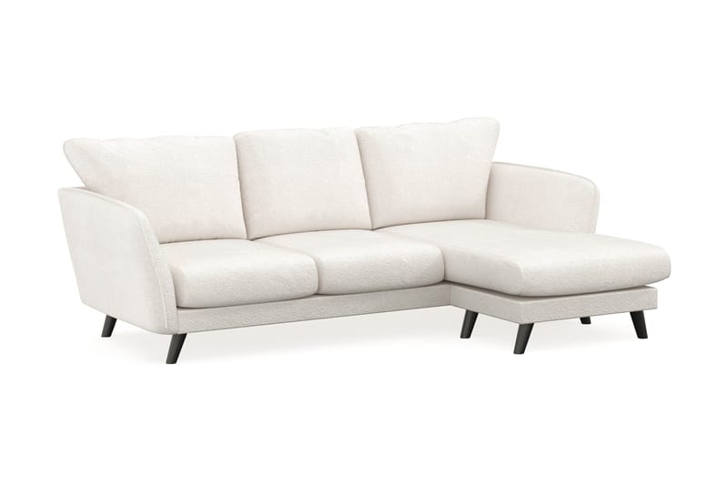 Trend Lyx 3-Pers. Chaiselongsofa Højre - Hvid - Møbler - Sofaer - Sofa med chaiselong