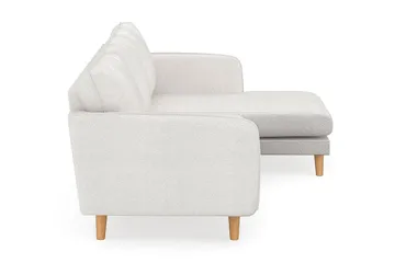 Trend Lyx 3-Pers. Chaiselongsofa Højre - Hvid|Bouclé - Møbler - Sofaer - Sofa med chaiselong