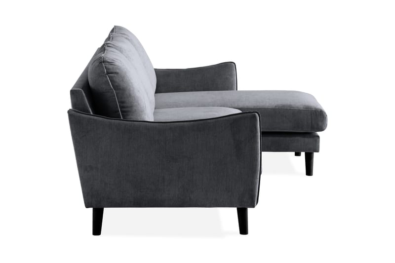Trend Lyx 3-Pers. Chaiselongsofa Højre - Mørkegrå - Møbler - Sofaer - Sofa med chaiselong - 4 personers sofa med chaiselong