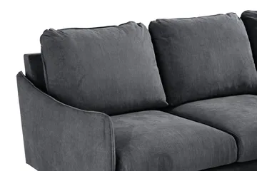 Trend Lyx 3-Pers. Chaiselongsofa Højre - Mørkegrå/Eg - Møbler - Sofaer - Sofa med chaiselong
