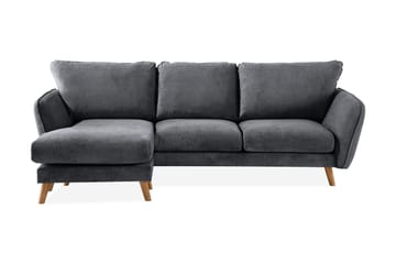 Trend Lyx 3-personers Venstrevendt L-formet Chaiselongsofa i Stof