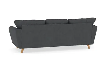 Trend Lyx 3-personers Venstrevendt L-formet Chaiselongsofa i Manchester - Mørkegrå - Møbler - Sofaer - Sofa med chaiselong