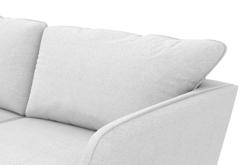 Trend Lyx 3-personers Venstrevendt L-formet Chaiselongsofa i Stof - Lysegrå - Møbler - Sofaer - Sofa med chaiselong