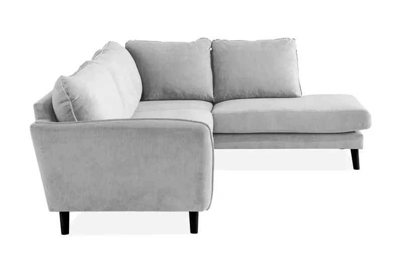 Trend Lyx 3-personers Venstrevendt L-formet Divansofa i Stof - Beige - Møbler - Sofaer - Sofa med chaiselong - 4 personers sofa med chaiselong