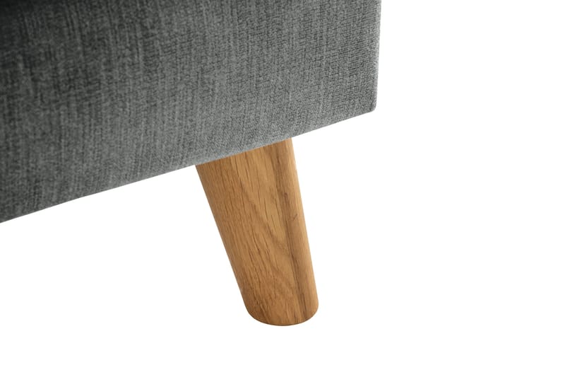 Trend Lyx 3-personers Venstrevendt L-formet Chaiselongsofa i Stof - Grå - Møbler - Sofaer - Sofa med chaiselong - 4 personers sofa med chaiselong