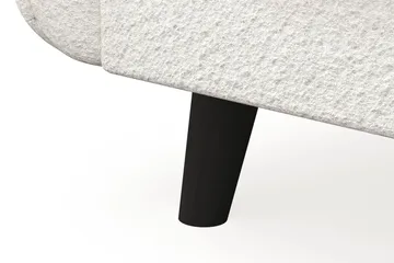 Trend Lyx 4-personers Venstrevendt L-formet Chaiselongsofa i Bouclé - Hvid - Møbler - Sofaer - Sofa med chaiselong