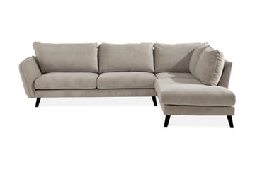 Trend Lyx 4-personers Højrevendt L-formet Chaiselongsofa i Stof