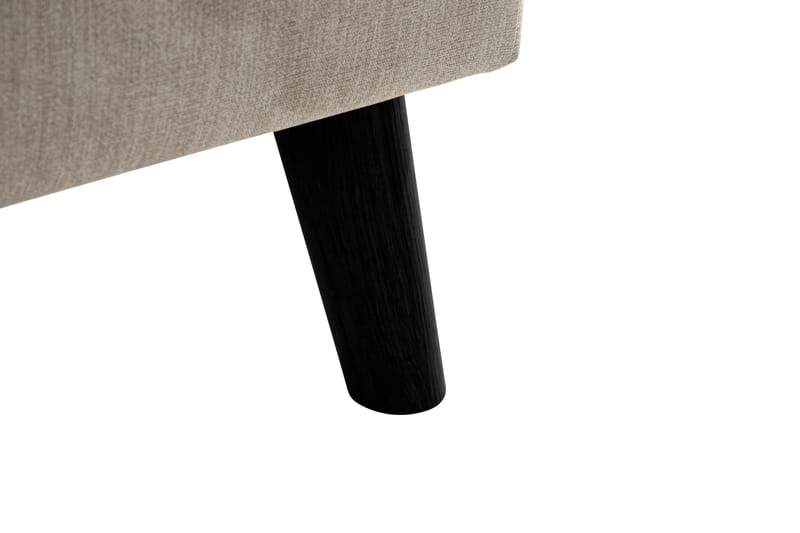 Trend Lyx 4-personers Højrevendt L-formet Chaiselongsofa i Stof - Beige - Møbler - Sofaer - Sofa med chaiselong