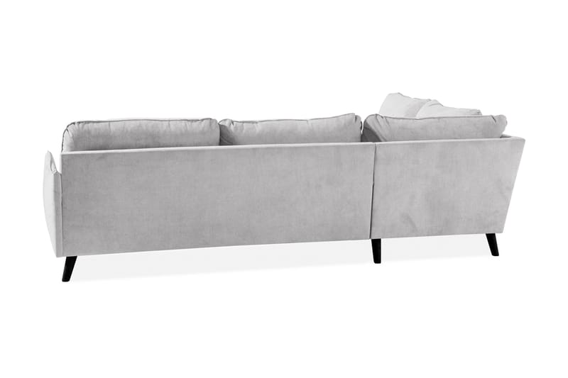 Trend Lyx 4-personers Venstrevendt L-formet Chaiselongsofa i Stof - Lysegrå - Møbler - Sofaer - Sofa med chaiselong