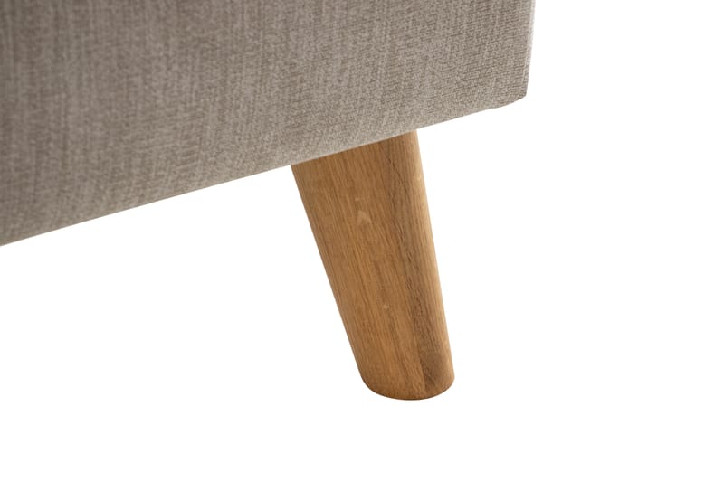 Trend Lyx 4-personers Venstrevendt L-formet Chaiselongsofa i Stof - Beige - Møbler - Sofaer - Sofa med chaiselong