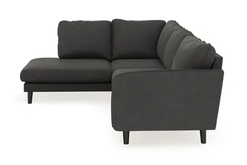 Trend Lyx 4-personers Venstrevendt L-formet Chaiselongsofa i Manchester - Mørkegrå - Møbler - Sofaer - Sofa med chaiselong