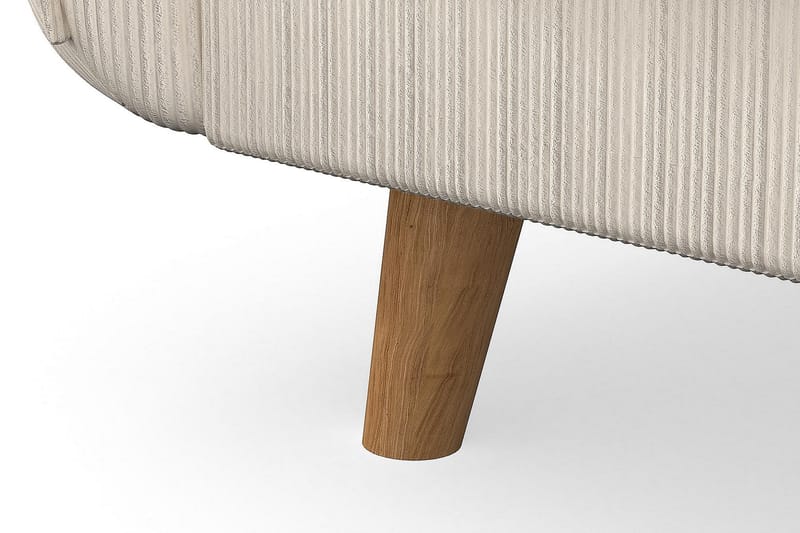 Trend Lyx 4-personers Venstrevendt L-formet Chaiselongsofa i Manchester - Beige - Møbler - Sofaer - Sofa med chaiselong