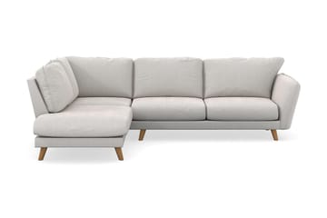 Trend Lyx 4-personers Venstrevendt L-formet Chaiselongsofa i Fløjl