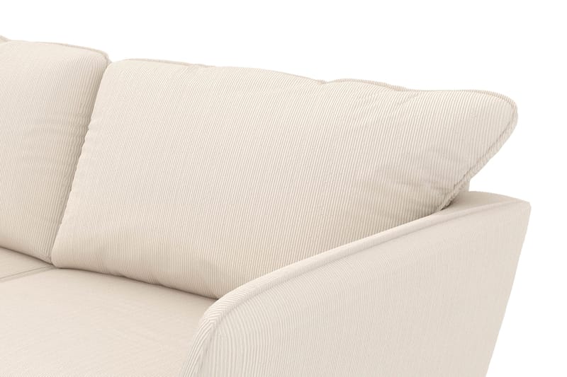Trend Lyx 4-personers Venstrevendt L-formet Chaiselongsofa i Manchester - Beige - Møbler - Sofaer - Sofa med chaiselong