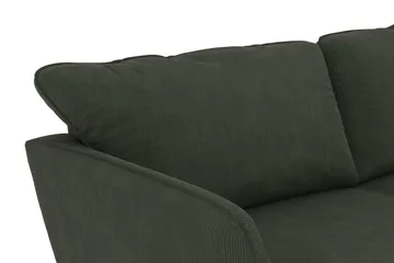 Trend Lyx 4-personers Højrevendt L-formet Chaiselongsofa i Manchester - Mørkegrøn - Møbler - Sofaer - Sofa med chaiselong