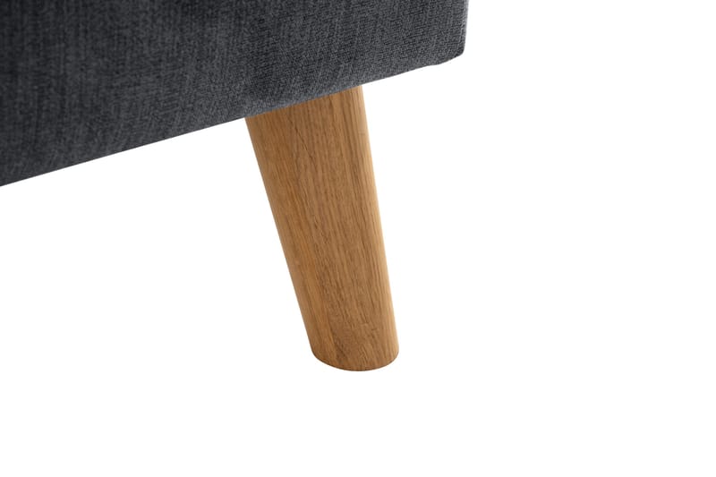 Trend Lyx 4-personers Venstrevendt L-formet Chaiselongsofa i Stof - Mørkegrå - Møbler - Sofaer - Sofa med chaiselong - 4 personers sofa med chaiselong